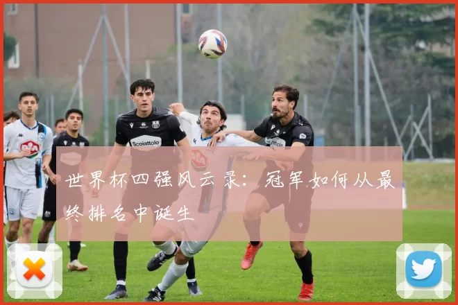 世界杯四强风云录：冠军如何从最终排名中诞生