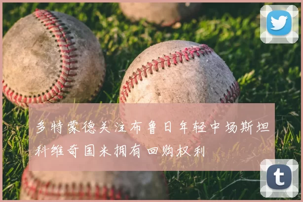 多特蒙德关注布鲁日年轻中场斯坦科维奇国米拥有回购权利